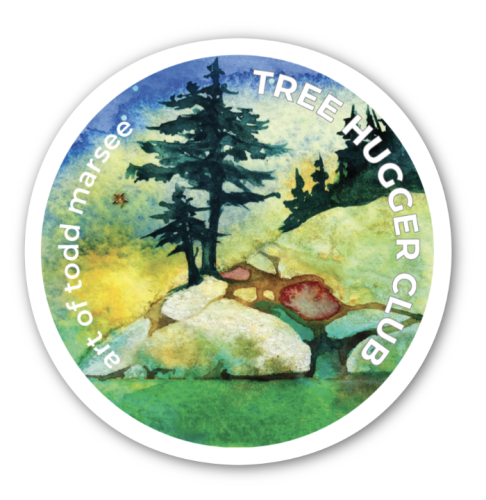 Tree Hugger Sticker